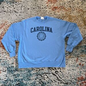 Champion Reverse Weave Size XL UNC Chapel Hill Baby Blue Crewneck Sweatshirt